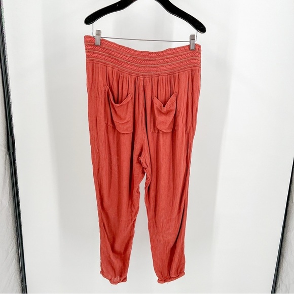 Anthropologie ett twa Harem Pants Boho Pull On Elastic Waist Women - Picture 5 of 5